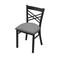Holland Bar Stool Co 620 Catalina 18" Chair with Black Wrinkle Finish and Graph Alpine Seat 62018BW020 - alternate 1